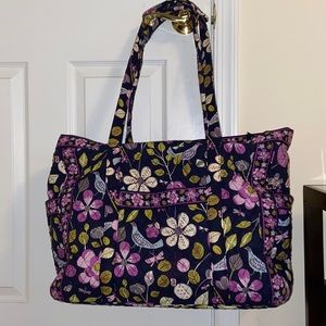 Vera Bradley Floral Nightingale Weekender bag